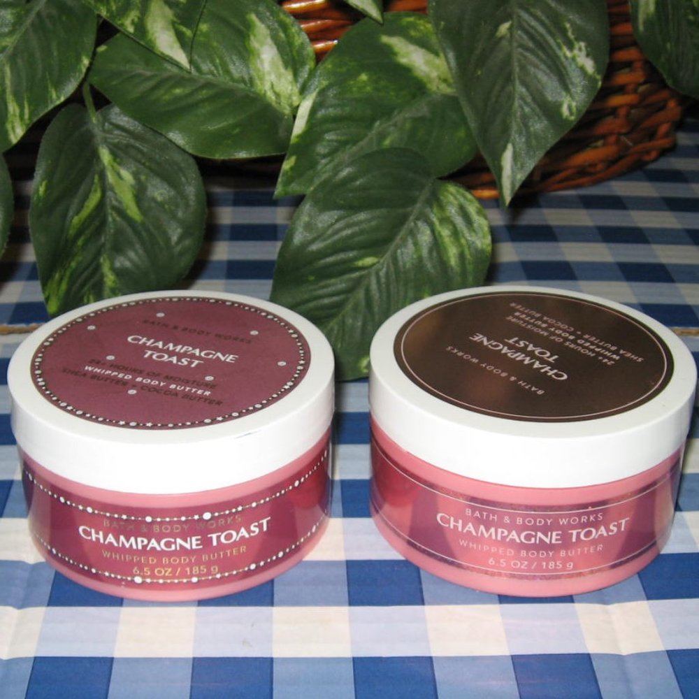BBW Champagne Toast Whipped Body Butter Lot of 2 NEW